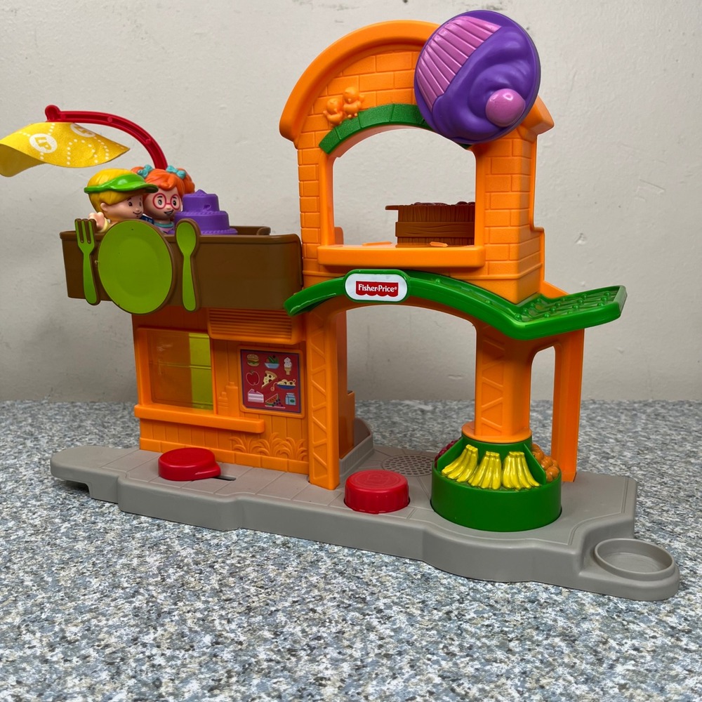 Fisher-Price Little People Helpful Neighbor Market DYJ29 Orange Playset Figures